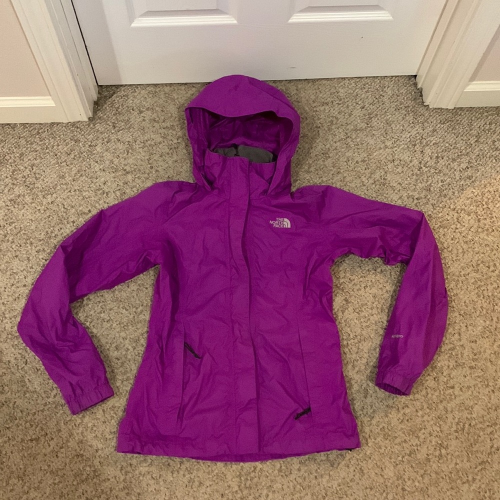 The North Face Magenta Hyvent hooded jacket sz XS - Picture 1 of 5